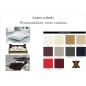 Lit en cuir italien de luxe ATHENA, personnalisé, 140x190 Lit en cuir italien de luxe ATHENA, personnalisé, 140x190