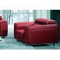 Ensemble Canapé 3 places et 2 places en cuir italien buffle MILANO, bordeaux avec leseret blanc Ensemble Canapé 3 places et 2 places en cuir italien buffle MILANO, bordeaux avec leseret blanc