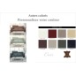 Canapé 3 places en cuir italien buffle MILANO, couleurs personnalisées Canapé 3 places en cuir italien buffle MILANO, couleurs personnalisées