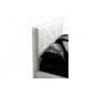 Lit en cuir italien de luxe TRENDY, blanc, 160x200