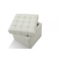 Pouf-coffre de rangement de qualité supérieure CAPITO, blanc Pouf-coffre de rangement de qualité supérieure CAPITO, blanc