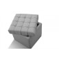 Pouf-coffre de rangement de qualité supérieure CAPITO, gris clair Pouf-coffre de rangement de qualité supérieure CAPITO, gris clair