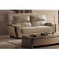 Canapé 3 places en cuir italien buffle RAVENA, beige Canapé 3 places en cuir italien buffle RAVENA, beige