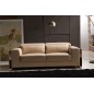 Canapé 3 places en cuir italien buffle LUXY, beige Canapé 3 places en cuir italien buffle LUXY, beige