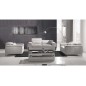 Ensemble Canapé 3 places et 2 places et fauteuil 1 place en cuir italien buffle LUXY, blanc Ensemble Canapé 3 places et 2 places et fauteuil 1 place en cuir italien buffle LUXY, blanc