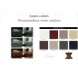 Ensemble Canapé 3 places et 2 places en cuir italien buffle LUXY, couleur personnalisée Ensemble Canapé 3 places et 2 places en cuir italien buffle LUXY, couleur personnalisée