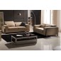 Ensemble Canapé 3 places et 2 places en cuir italien buffle LUXY, beige Ensemble Canapé 3 places et 2 places en cuir italien buffle LUXY, beige