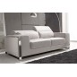 Ensemble Canapé 3 places et 2 places en cuir italien buffle LUXY, blanc Ensemble Canapé 3 places et 2 places en cuir italien buffle LUXY, blanc
