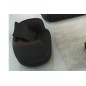 Fauteuil 1 place en cuir italien RICHMOND, noir Fauteuil 1 place en cuir italien RICHMOND, noir