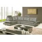 1ER paiement de la commande de , 1X Canapé d'angle, qualité luxe 6/7 places bellastar, gris foncé, angle gauche , 6x sans frais,