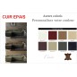 Canapé d'angle convertible en cuir EPAIS buffle italien 5 places, ALLURE, CUIR EPAIS, couleur noire, angle gauche, commande spéc