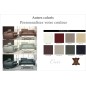 Solde de paiement de la commande ZPOH12131504 , ensemble canapé 3 places et 2 places en cuir italien buffle milano, couleurs per