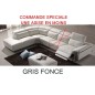 COMMANDE PERSONNALISEE SUR MESURE SUR DEMANDE DU CLIENT, Canapé d'angle relax en cuir buffle italien, de luxe RELAXINO, angle ga