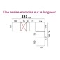 Canapé d'angle relax cuir buffle italien luxe double relax électrique 7/8 places, MONTE CARLO gris foncé et surpiqure blanche an