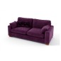 Canapé 3 places en tissu de qualité COSY, violet. Canapé 3 places en tissu de qualité COSY, violet.