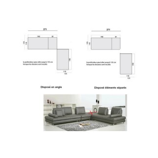 Paiement du solde commande , canapé en cuir buffle italien de luxe penthouse, sur mesure personnalisé sur demande du client sans