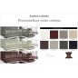 Paiement du solde de la commande, 1x canapé d'angle en cuir buffle italien de luxe 6/7 places bellaligna, couleur gris clairr, a