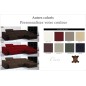 Paiement du solde de la commande de canapé d'angle double relax en cuir de buffle italien de luxe 5 places birelax, noir, angle