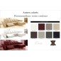 1er paiement de la commande: Canapé d'angle avec un relax électrique en cuir de buffle italien de luxe 5 places beaurelax couleu