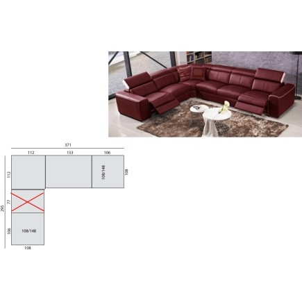 Solde de paiement commande SUR MESURE PERSONNALISEE SUR DEMANDE DU CLIENT AVEC UNE ASSISE EN MOINS DE 77cm, Canapé d'angle doubl