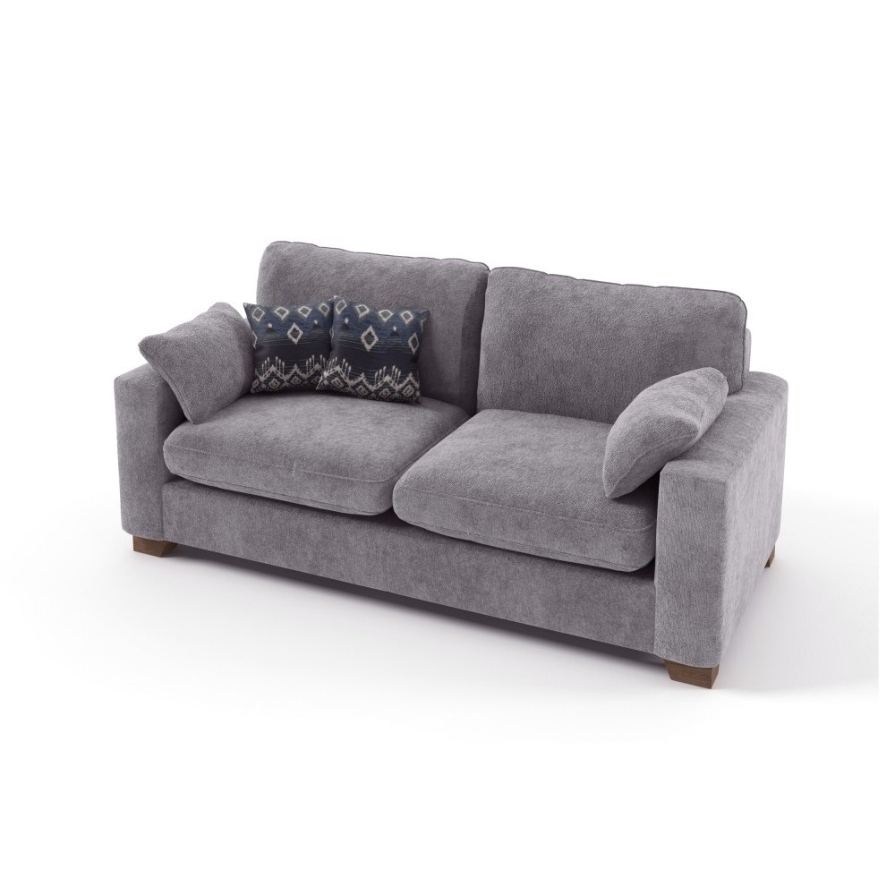 Canapé 2 places convertible en tissu de qualité COSY, gris brun. Canapé 2 places convertible en tissu de qualité COSY, gris brun.