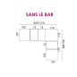 Canapé d'angle relax en cuir de buffle italien de luxe double relax électrique sans le bar personnalisé sur demande du client, 7