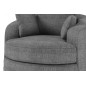 Fauteuil 1 place PIVOTANT en tissu de qualité SWITY, gris Fauteuil 1 place PIVOTANT en tissu de qualité SWITY, gris