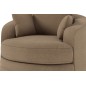 Fauteuil 1 place PIVOTANT en tissu de qualité SWITY, beige Fauteuil 1 place PIVOTANT en tissu de qualité SWITY, beige