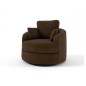 Fauteuil 1 place PIVOTANT en tissu de qualité SWITY, chocolat, Marron Fauteuil 1 place PIVOTANT en tissu de qualité SWITY, chocolat, Marron