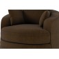 Fauteuil 1 place PIVOTANT en tissu de qualité SWITY, chocolat, Marron Fauteuil 1 place PIVOTANT en tissu de qualité SWITY, chocolat, Marron