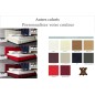 Lit design en cuir italien de luxe SILVER, couleur personnalisée, 160x200 Lit design en cuir italien de luxe SILVER, couleur personnalisée, 160x200