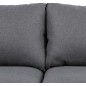 Canapé 3 places en tissu de qualité CAROLE, gris foncé, Gris anthracite Canapé 3 places en tissu de qualité CAROLE, gris foncé, Gris anthracite
