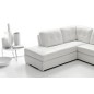 Canapé d'angle TOSCA en simili cuir de qualité supérieure Vénésetti, blanc, 5 places, angle gauche Canapé d'angle TOSCA en simili cuir de qualité supérieure Vénésetti, blanc, 5 places, angle gauche