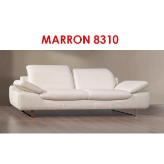 Commande Casanoti : canapé torino en cuir haut de gamme italien canapé 2 places marron n°8310 - casanoti, 6x sans frais, total d