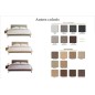 Lit design en tissu de luxe ALVESA, couleur au choix, 140x200, Autre couleur