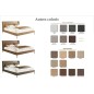 Lit design en tissu de luxe MARTA, choix de la couleur de tissu, 160X200, Autre couleur