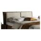 Lit design en cuir et tissu de luxe ELINE, choisissez la couleur du cuir et du tissu, 140x200, Choix de la couleur Lit design en cuir et tissu de luxe ELINE, choisissez la couleur du cuir et du tissu, 140x200, Choix de la couleur