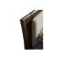 Lit design en cuir et tissu de luxe ELINE, choisissez la couleur du cuir et du tissu, 160x200, Choix de la couleur Lit design en cuir et tissu de luxe ELINE, choisissez la couleur du cuir et du tissu, 160x200, Choix de la couleur