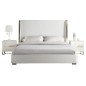 Lit design de luxe PERFECTO, avec sommier à lattes, blanc, 140x190 Lit design de luxe PERFECTO, avec sommier à lattes, blanc, 140x190