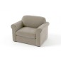 Fauteuil 1 place en tissu de qualité NIKOS, beige. Fauteuil 1 place en tissu de qualité NIKOS, beige.