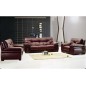 Ensemble OXFORD 3 pièces: composé d'un canapé 3 places + 2 places + fauteuil en cuir luxe italien vachette, chocolat Ensemble OXFORD 3 pièces: composé d'un canapé 3 places + 2 places + fauteuil en cuir luxe italien vachette, chocolat