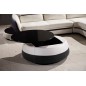 Table basse design de qualité, blanc et noir, GENETO Table basse design de qualité, blanc et noir, GENETO