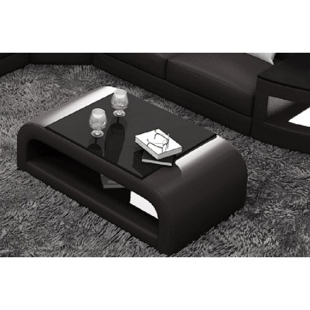 Table basse design JERSEY, noire