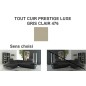 Récapitulatif de la commande Intérieur Et Design: Canapé d'angle GUCI en cuir haut de gamme italien vachette Vénésetti Tout cuir