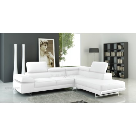 Récapitulatif de la commande intérieur et design: canapé d'angle guci en cuir haut de gamme italien vachette vénésetti cuir pres