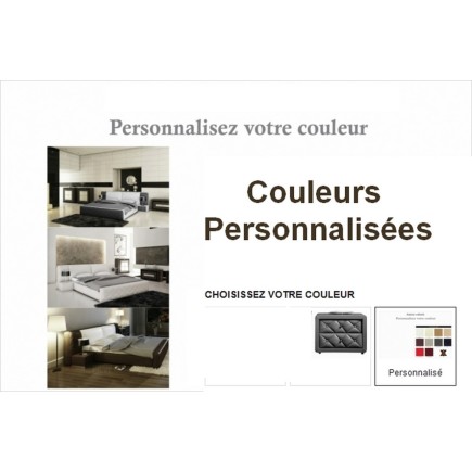 1er paiement par Paypal, commande : Lit en cuir italien de luxe elegance, 180x200. couleur principale : Gris fonce, deuxième cou