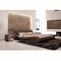 Lit en cuir italien de luxe DREAM, chocolat 140x190 Lit en cuir italien de luxe DREAM, chocolat 140x190