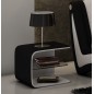 Lit en cuir italien de luxe DREAM, chocolat 140x190 Lit en cuir italien de luxe DREAM, chocolat 140x190