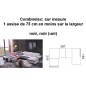 Solde de la commande: Canapé d'angle relax électrique cuir buffle italien luxe COMBIRELAX, Noir, Noir (uni), angle GAUCHE., sur