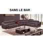 Canapé d'angle en cuir buffle italien de luxe 7 places londres chocolat, angle droit, canapé personnalisé sur mesure sans le bar Canapé d'angle en cuir buffle italien de luxe 7 places londres chocolat, angle droit, canapé personnalisé sur mesure sans le bar